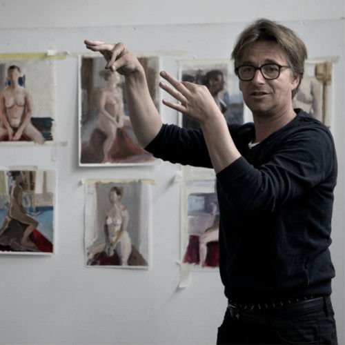 Jim model tekenen en schilderen