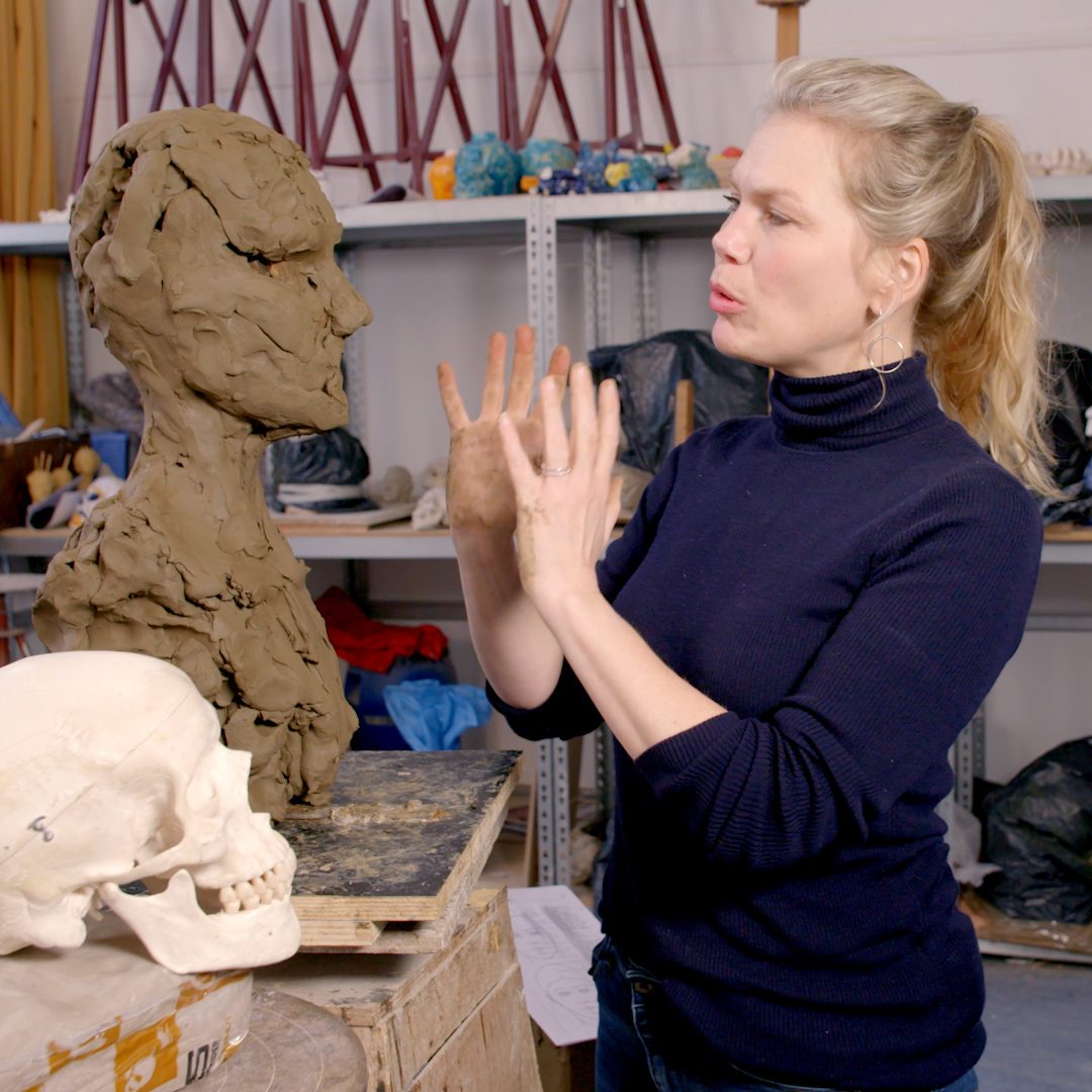 model portret boetseren natasja bennink